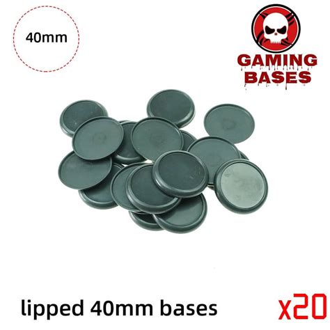 30mm Plastic Lipped Bases Table Games Model Bases 30mm Lipped Round