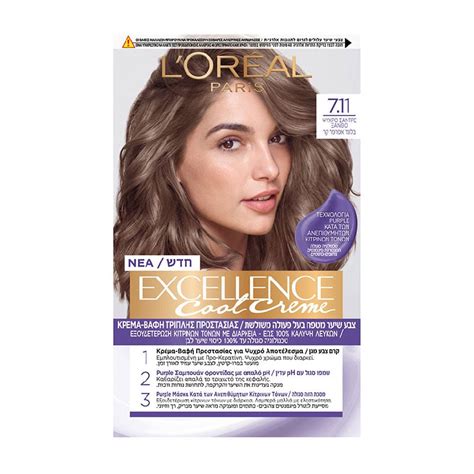 L Oreal Paris Excellence Cool Creme Hair Color 7 11 Ultra Ash Blonde 48 Ml