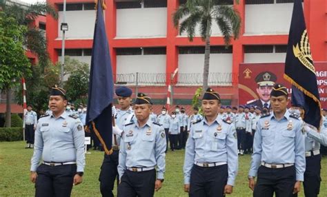 Rutan Salemba Ikuti Apel Pengukuhan Anggota Satopspatnal Pas Tahun