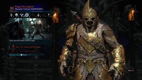 Middle Earth Shadow Of War Leveling Up Legendary Orc And Recruiting