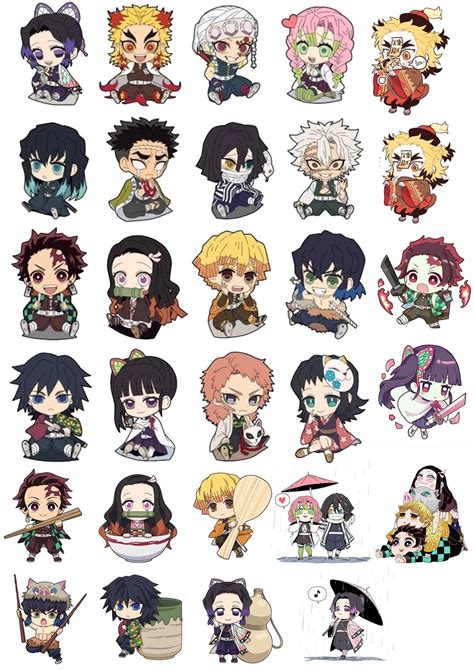 Kimetsu No Yaiba Stickers For Sale Cute Stickers Anime Chibi Anime