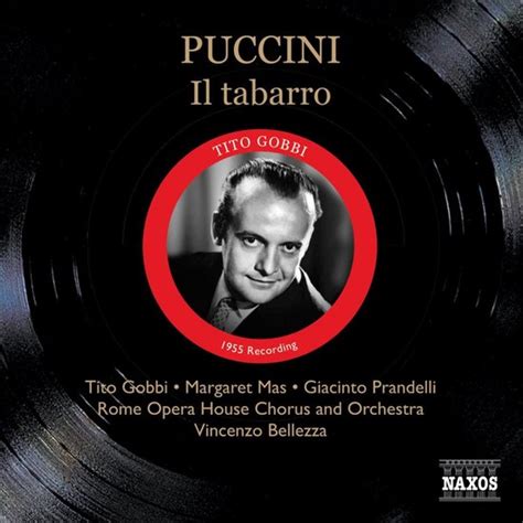 Tito Gobbi Margaret Mas Vincenzo Bellezza Puccini Il Tabarro CD