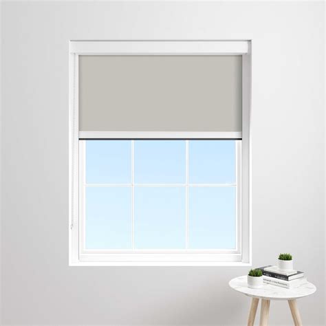 BlocOut XL Light Grey Blackout Roller Blind – Cheapest Blinds