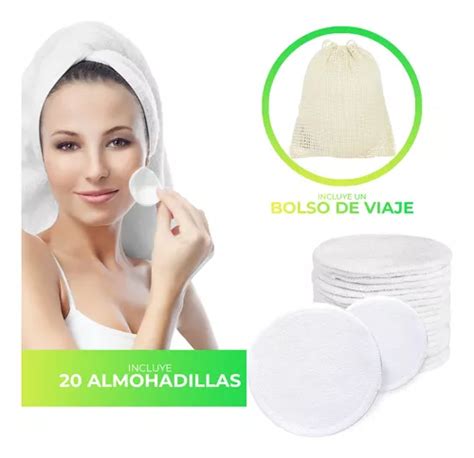 Pads Desmaquillantes Toallitas Reutilizables De Bambu Pzs Cuotas