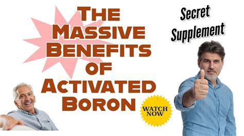 7 Health Benefits Of Taking Boron Youtube