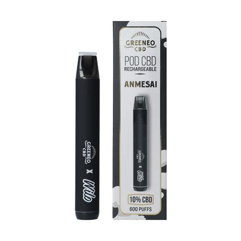 D Couvrez Le Pod Cbd Rechargeable Anmesai Greeneo