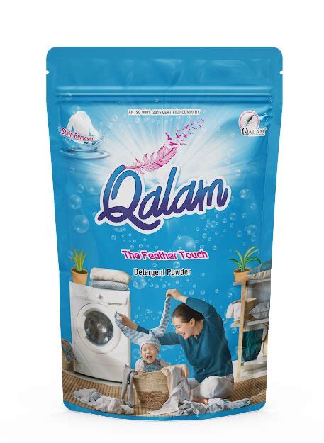 Qalam 1kg Detergent Powder For Cloth Washing Feature Remove Hard Stains Skin Friendly At