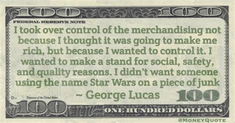 George Lucas: Merchandising Star Wars - Money Quotes DailyMoney Quotes ...