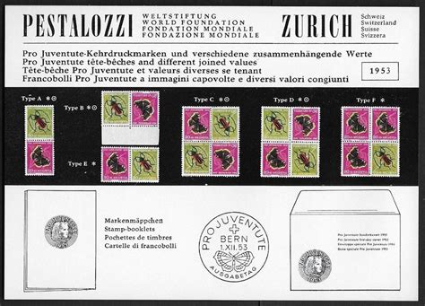 1953 FDC Illust Z41 BERN Ersttag Stempel Hochwertig Ab 1 Kaufen