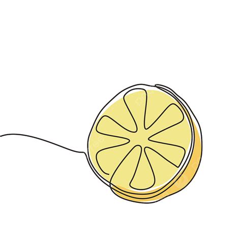 Lemon Line Art