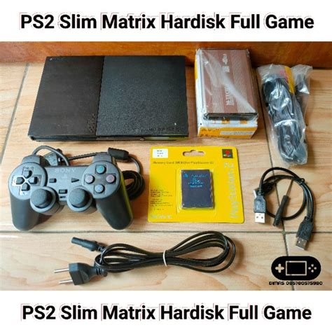 Jual Ps Slim Matrix Hardisk Fullgame Playstation Slim Hdd Harddisk