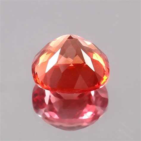 Fine Quality Natural Ceylon Padparadscha Sapphire Cushion Gemstone Cut