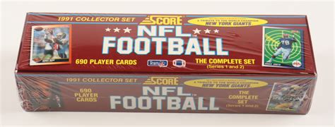 Score Nfl Football Complete Set Of Cards Pristine Auction