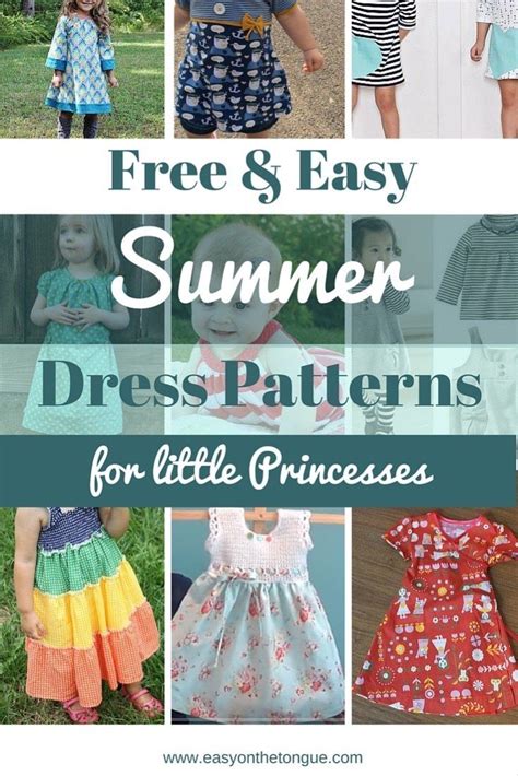 Free & Easy Dress Patterns for little Girls | Toddler dress patterns ...