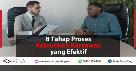 Tahap Proses Rekrutmen Karyawan Yang Efektif Erp Indonesia