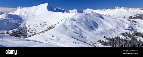 Copper Mountain Ski Resort Of The Colorado Rockies Panorama In Winter