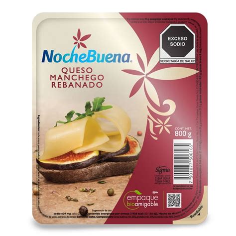 Queso Manchego NocheBuena Rebanado 800 G Walmart