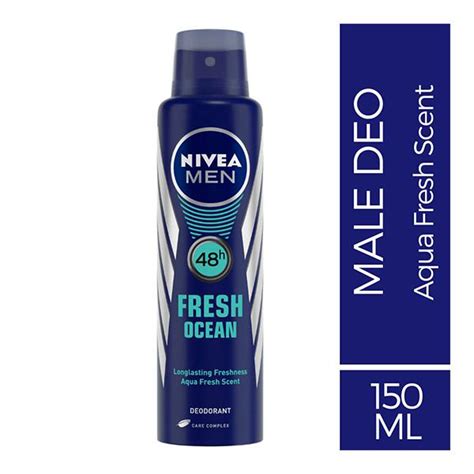 Nivea Men Fresh Ocean Deodorant Spray Ml Long Lasting Ocean