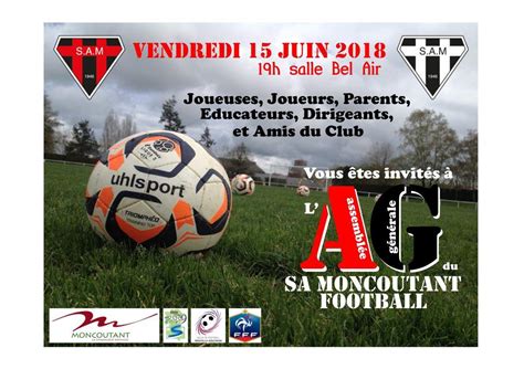 Actualit Assembl E G N Rale Du Sa Moncoutant Football Club