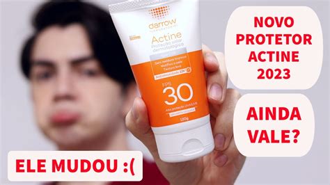 Actine Fps Ele Mudou Nova F Rmula Protetor Solar Facial Darrow