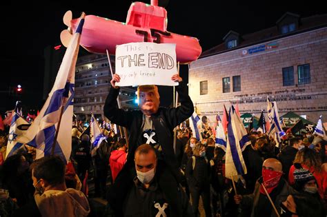 Latest Saturday Protests Mark 6 Months Of Anti Netanyahu Rallies The Times Of Israel