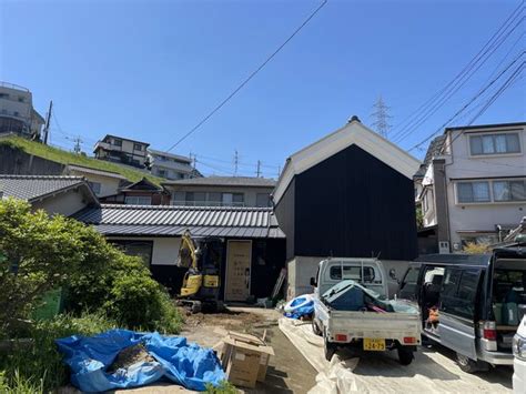 現場の進捗状況。 株式会社エヌテック（広島市）