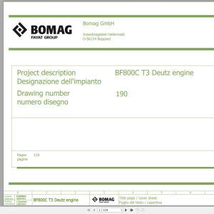 Bomag BF800C Wiring Diagram T3 Deutz Engine Function 196 2013 EN IT