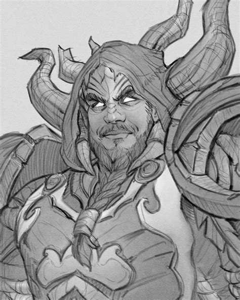 Artstation Frost Mage Draenei Stephen Sitton Mage Sketches Artwork