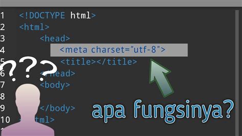 Meta Charset Utf 8 Apa Sih Fungsinya Youtube Hot Sex Picture