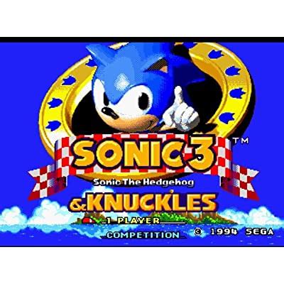 Buy Sonic And Knuckles Sonic 3 16 Bit MD Game Card For Sega Mega