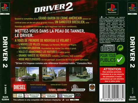 Driver 2 PSX Cover