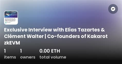 Exclusive Interview With Elias Tazartes Cl Ment Walter Co Founders