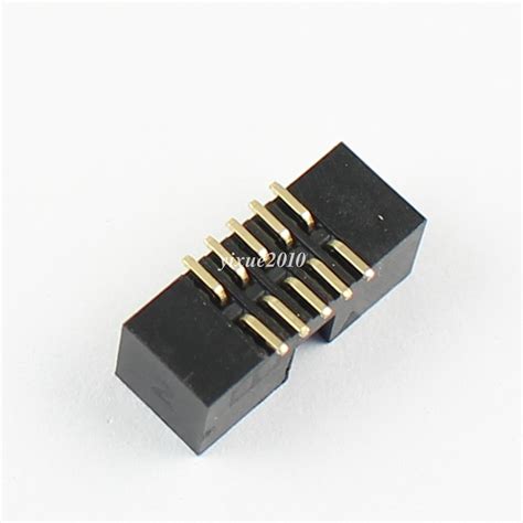 Pcs Mm Pitch X Pin Pin Smt Smd Male Shrouded Box Header Idc