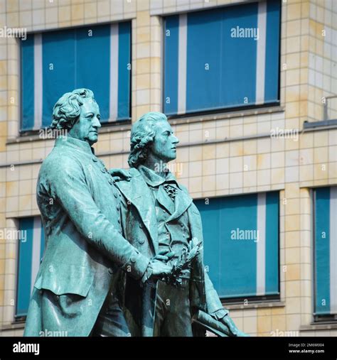 Goethe And Schiller Statue Hi Res Stock Photography And Images Alamy