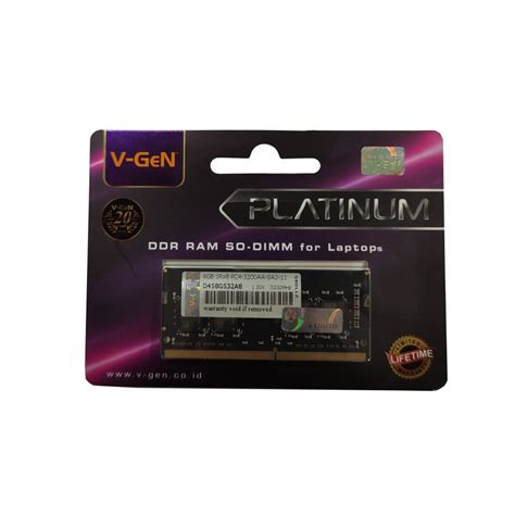 Jual Ram V Gen Ddr Sodimm Gb Pc Mhz Memory Laptop Vgen