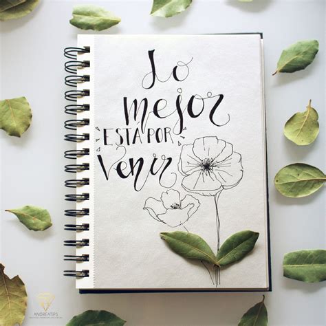 Caligrafía O Hand Lettering Frases Motivadoras Y Positivas Lo