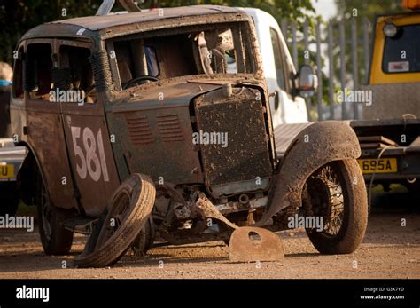 jalopy car cars race racing banger stock vintage old nostalgia broken ...