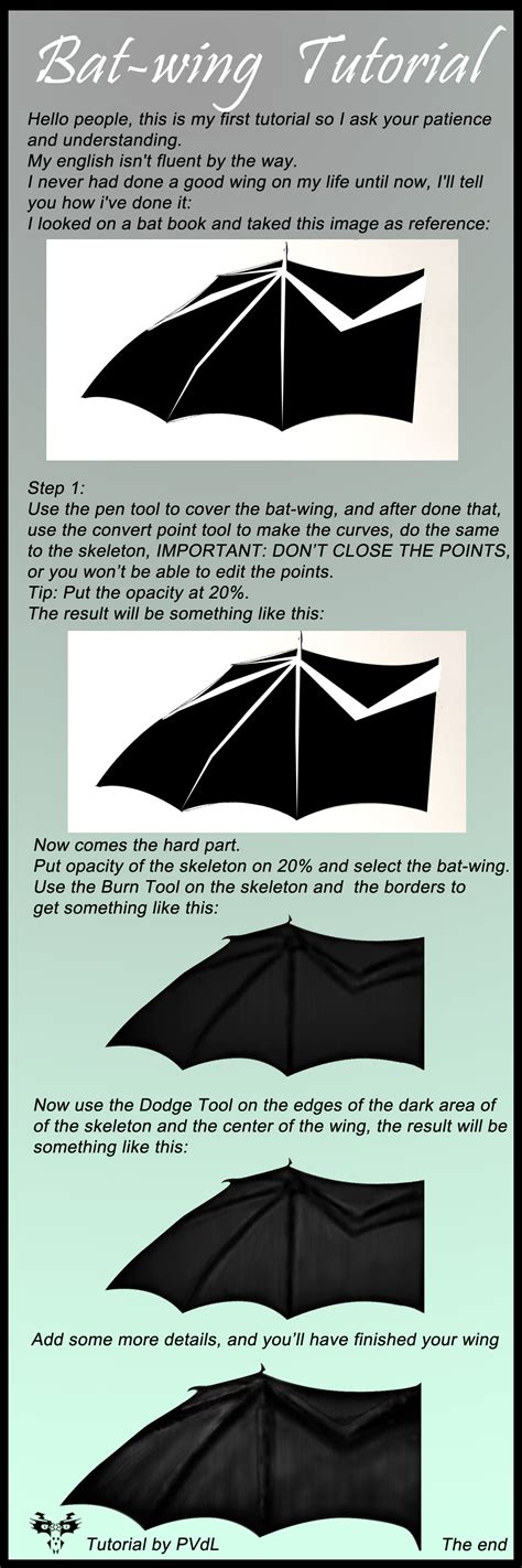 Tutorial Bat-wing by PVdL on DeviantArt