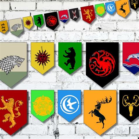 Game of Thrones House Banner Digital Download Instant | Etsy