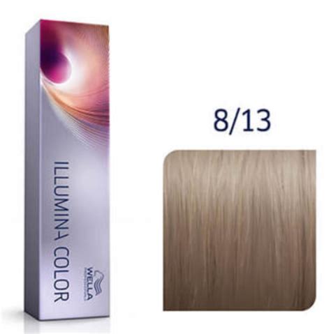 1Source Wella Illumina Color 8 13 Light Blonde Ash Gold Permanent