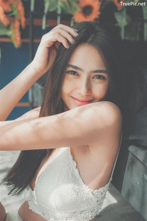 Thailand Model Baifern Rinrucha Kamnark White Lingerie Page Of TruePic Net