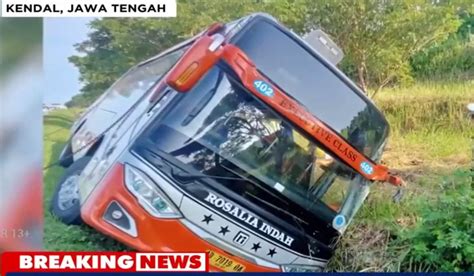 Sopir Bus Rosalia Indah Ditetapkan Sebagai Tersangka