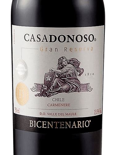 Casa Donoso Bicentenario Gran Reserva Carmen Re Vivino