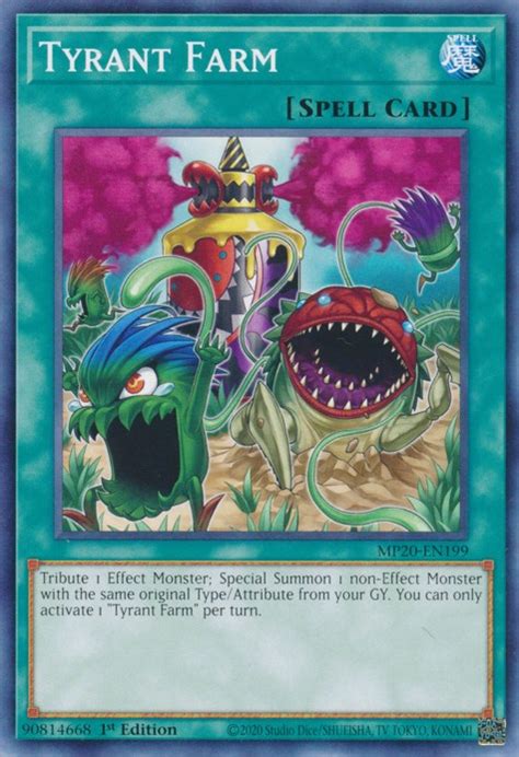 Tyrant Farm 2020 Tin Of Lost Memories YuGiOh