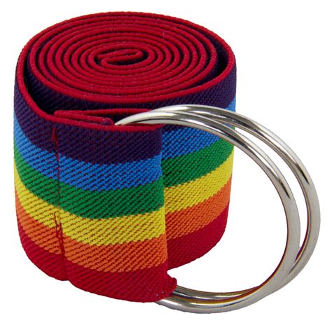 Rainbow Stretch D Ring Belt 2681 Private Island Party