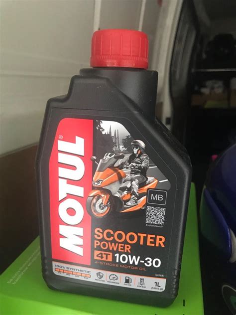 Motul Scooter Power 4T 10W-30, Motorcycles, Motorcycle Accessories on ...