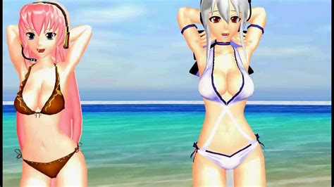 Mmd Luka And Haku Bikini Dance YouTube