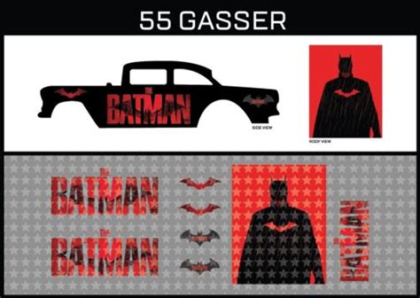 Hot Wheels Gasser The Batman Waterslide Printed White First Decals EBay Australia