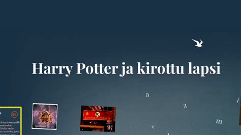 Harry Potter Ja Kirottu Lapsi By Mikael Karppanen