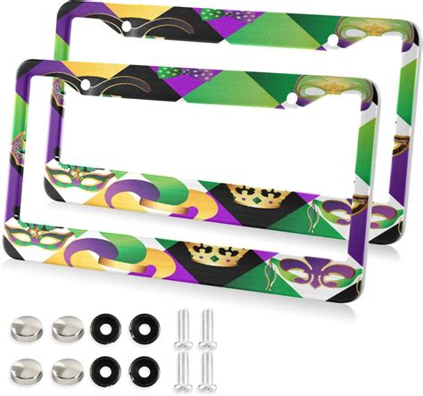 Coolnut Mardi Gras License Plate Frames Decorative License Plate